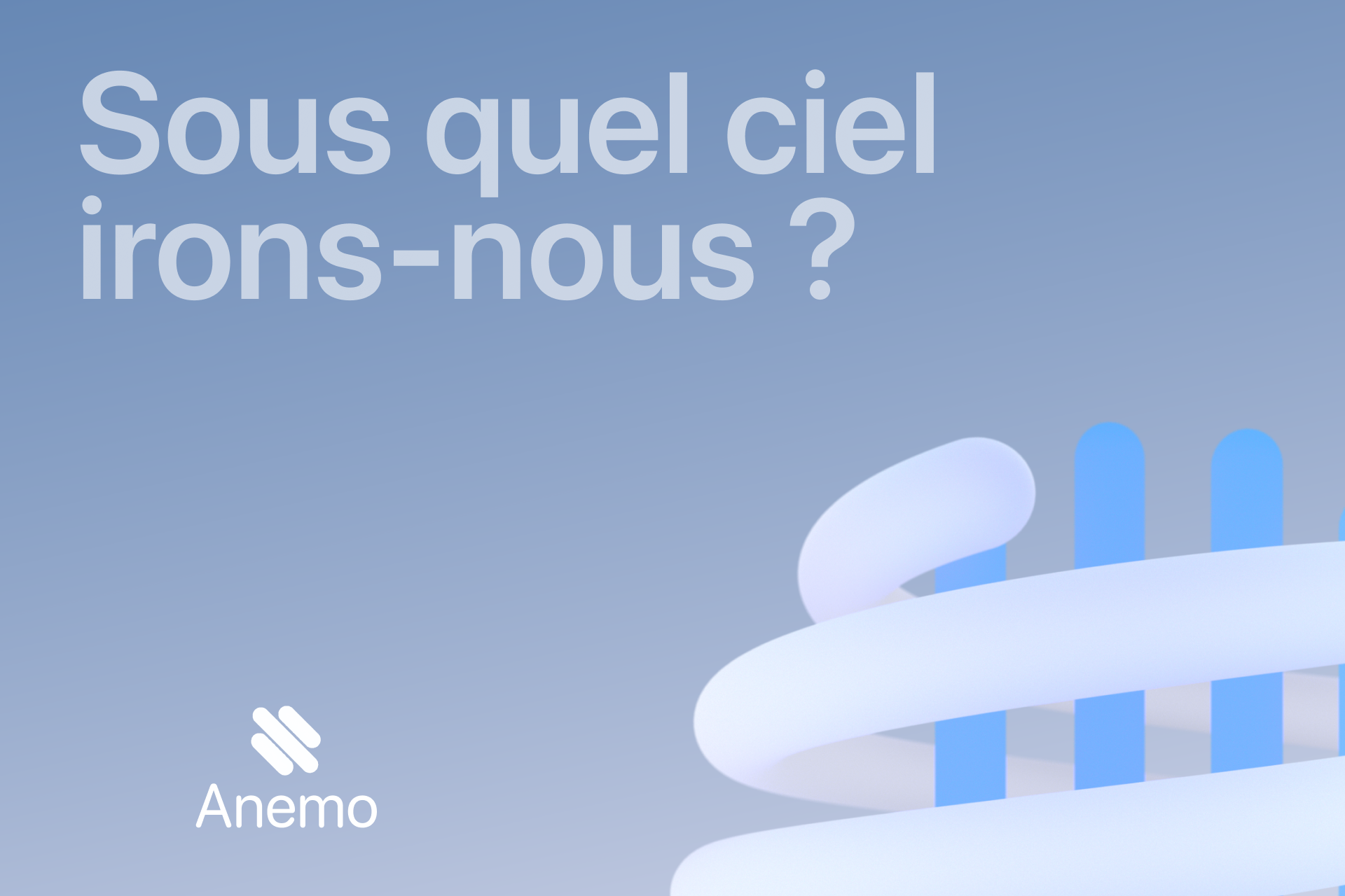 Anemo — écran d'accueil