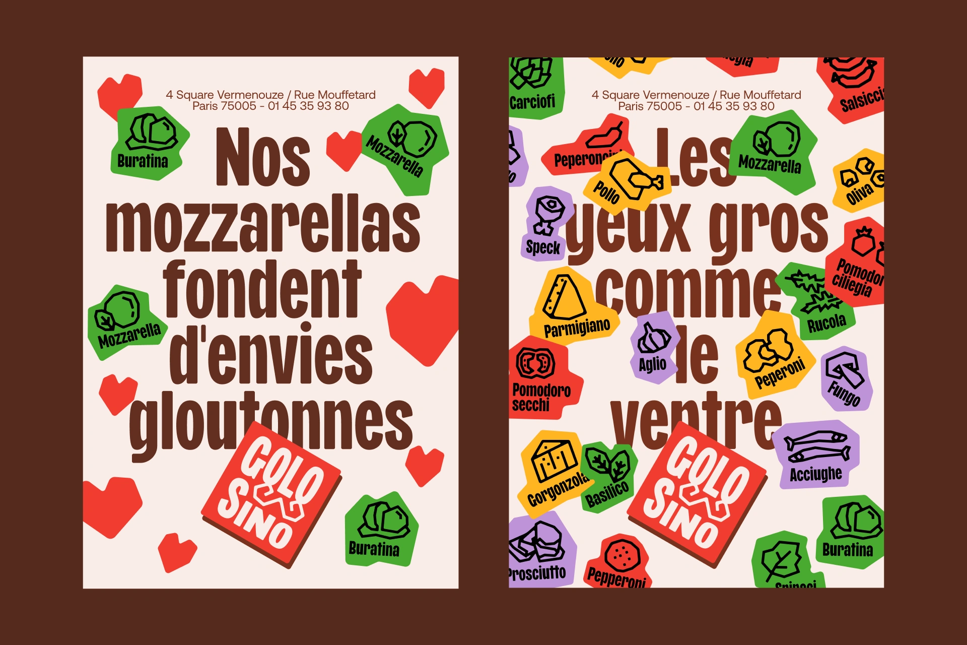 Golosino — déclinaison 2