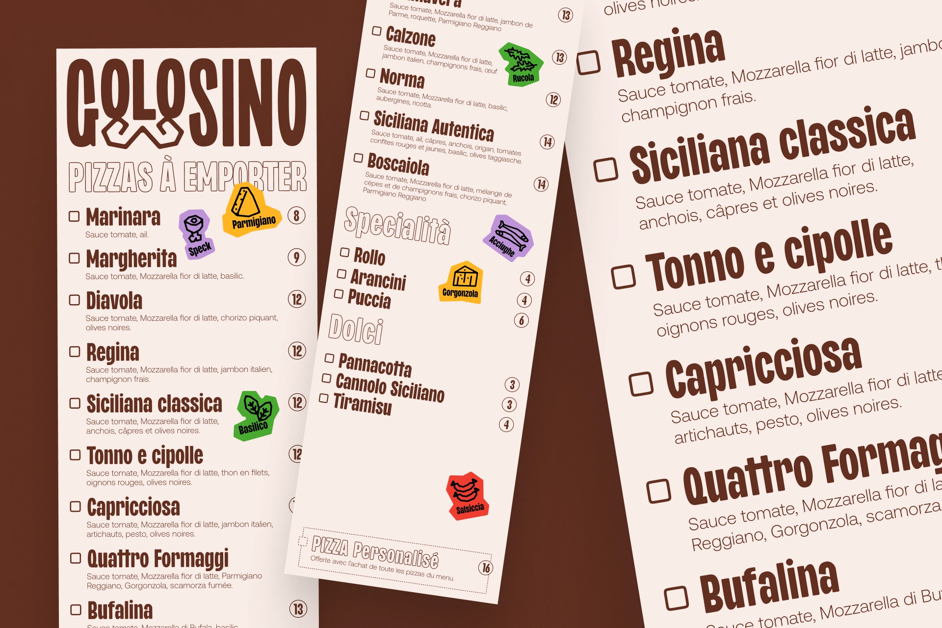 Golosino — déclinaison 4