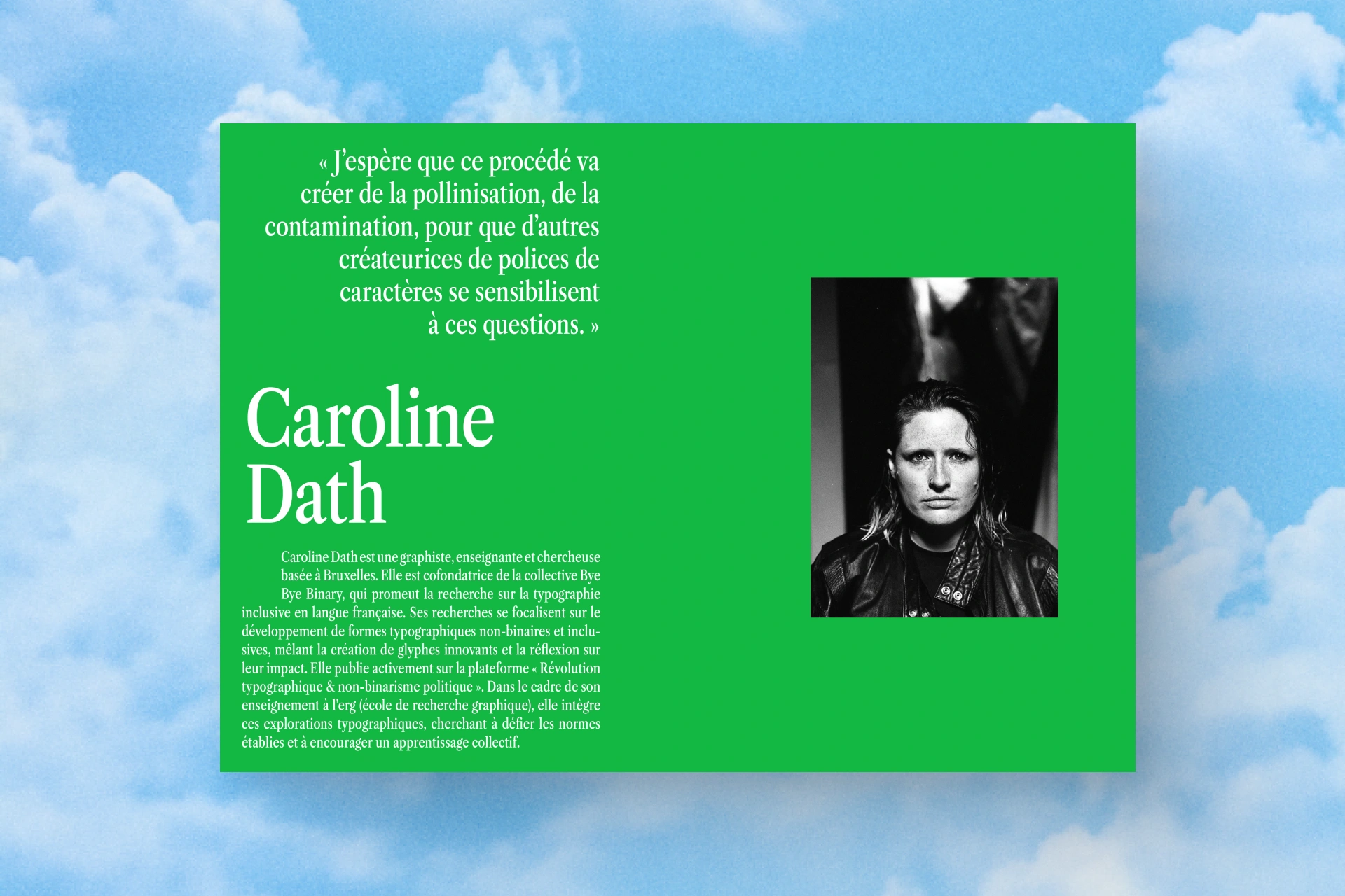 Typographes — détail 3