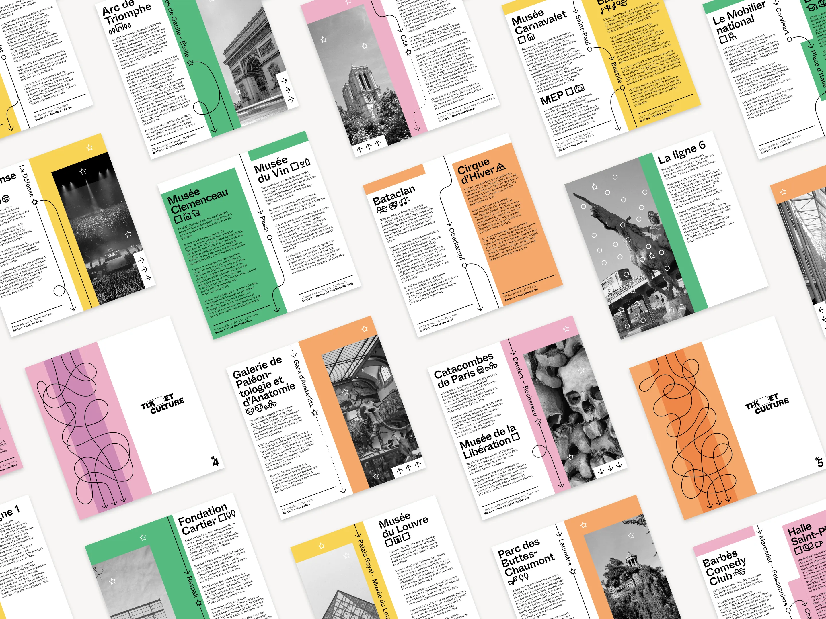 Ticket Culture — pages visuelles